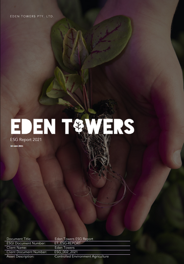 Eden Towers – Agritech ESG Report